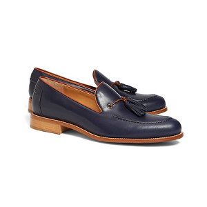 Harrys of London Shelly Tassel Mocs - Navy